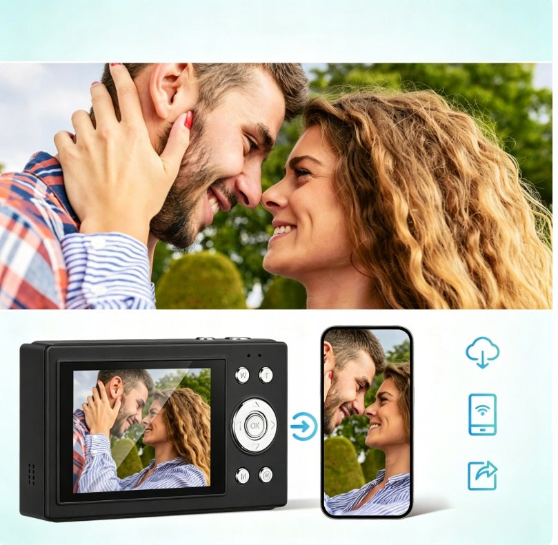 64MP 4K digital camera with autofocus zoom 18x IPS 2.8 screen + 64GB card Brand no brand