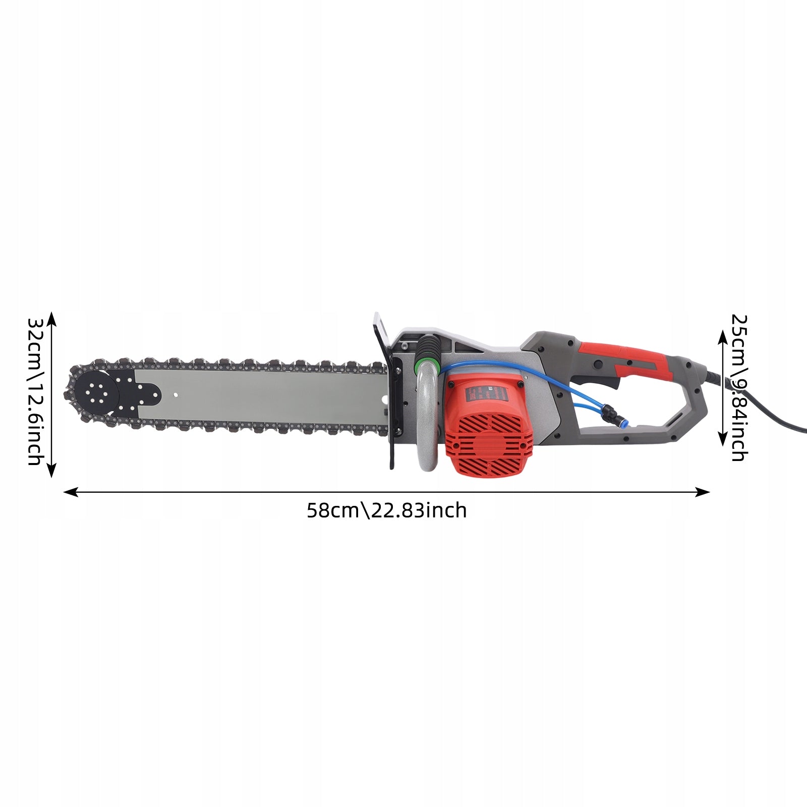 6500W ELECTRIC CONCRETE CHAIN SAW CONCRETE CUTTER FOR GRANITE/CONCRETE Packaging status original