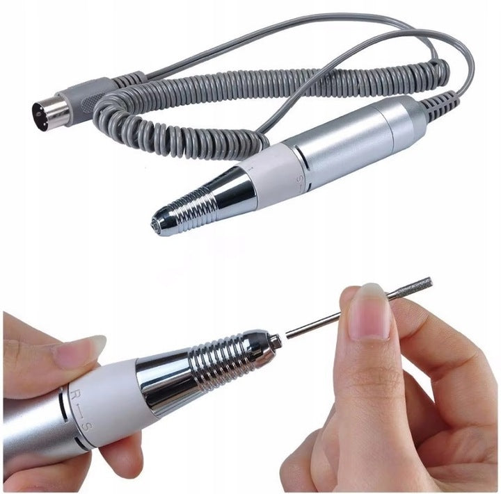 65W NAIL MILLING MACHINE + LARGE SET OF MANICURE PEDICURE CUTTERS GELS STRONG Packaging status original