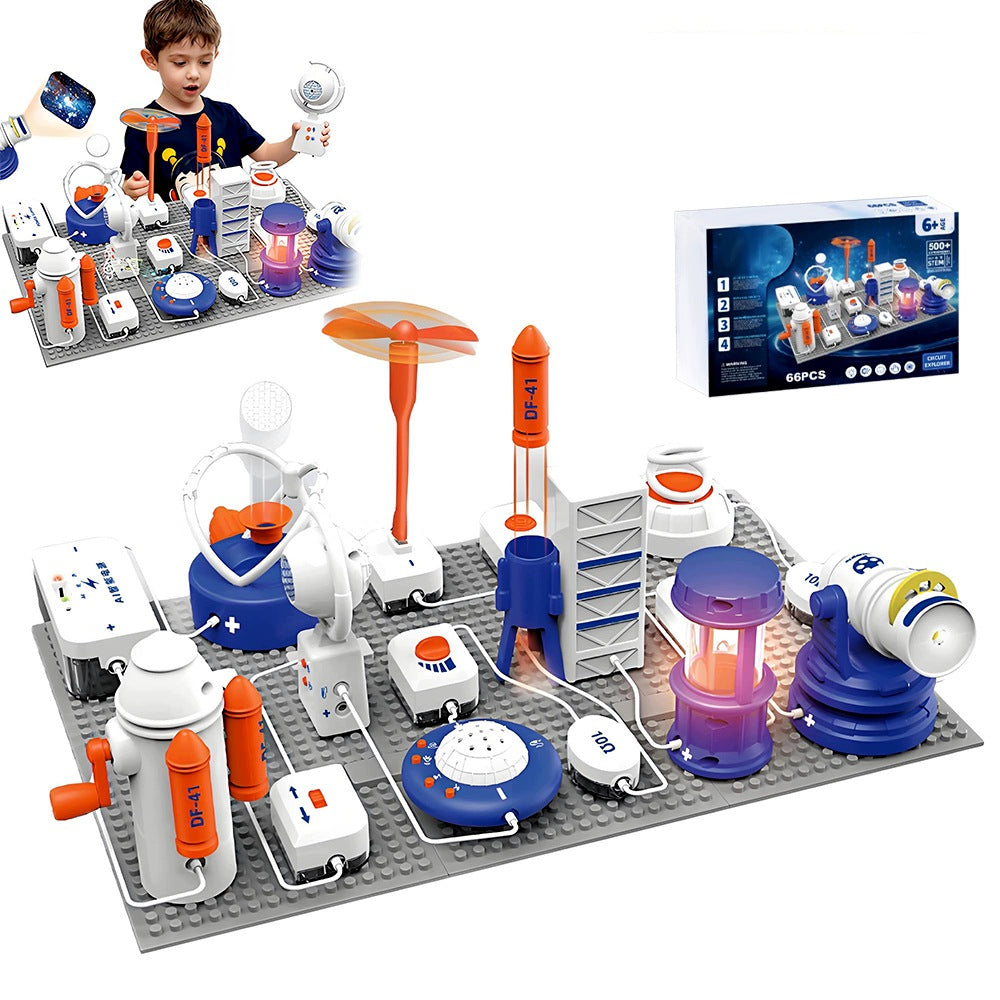 66-PIECE EDUCATIONAL SET FOR SMALL ELECTRONICS, TO DO