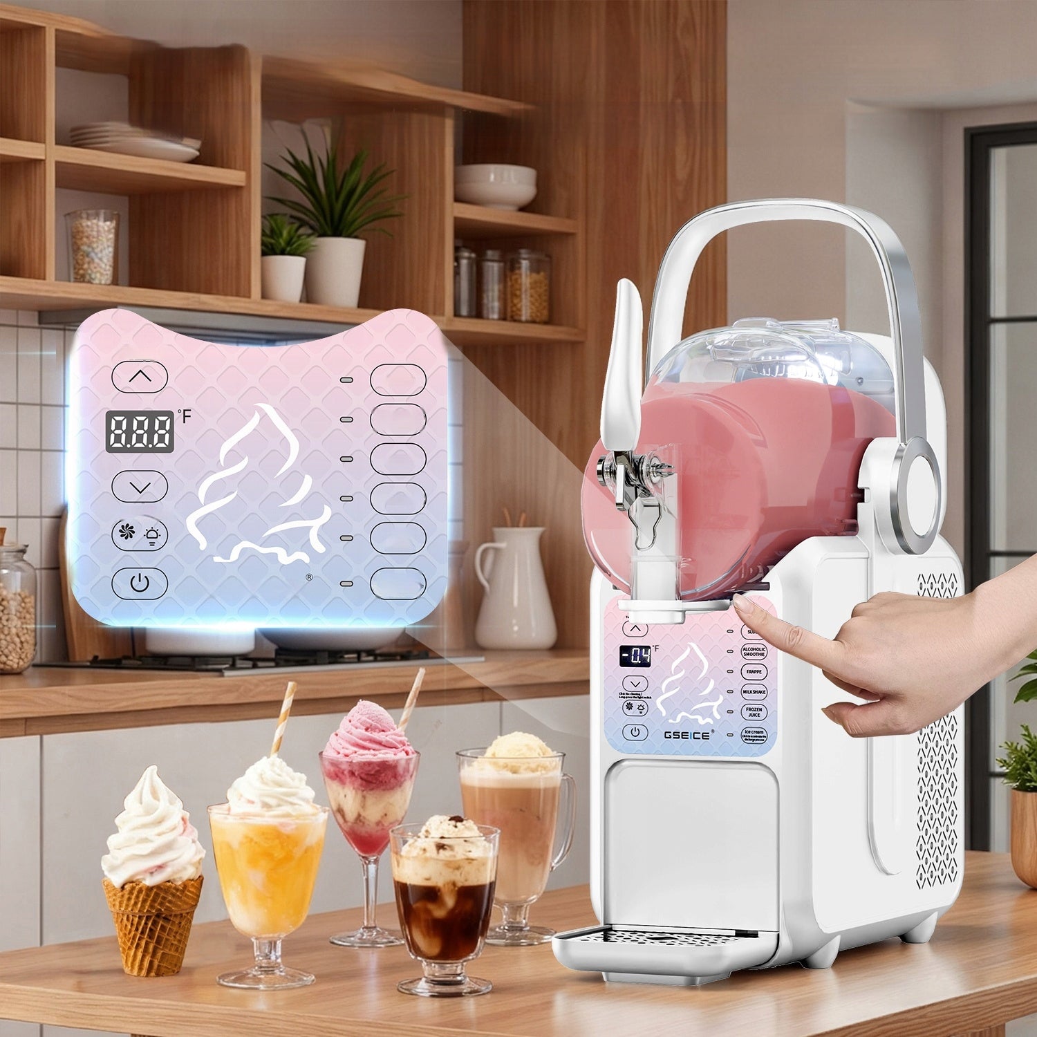 6IN1 MACHINE FOR MAKING FROZEN SLUSHY COCKTAILS ICE SORBETS 3L Brand no brand