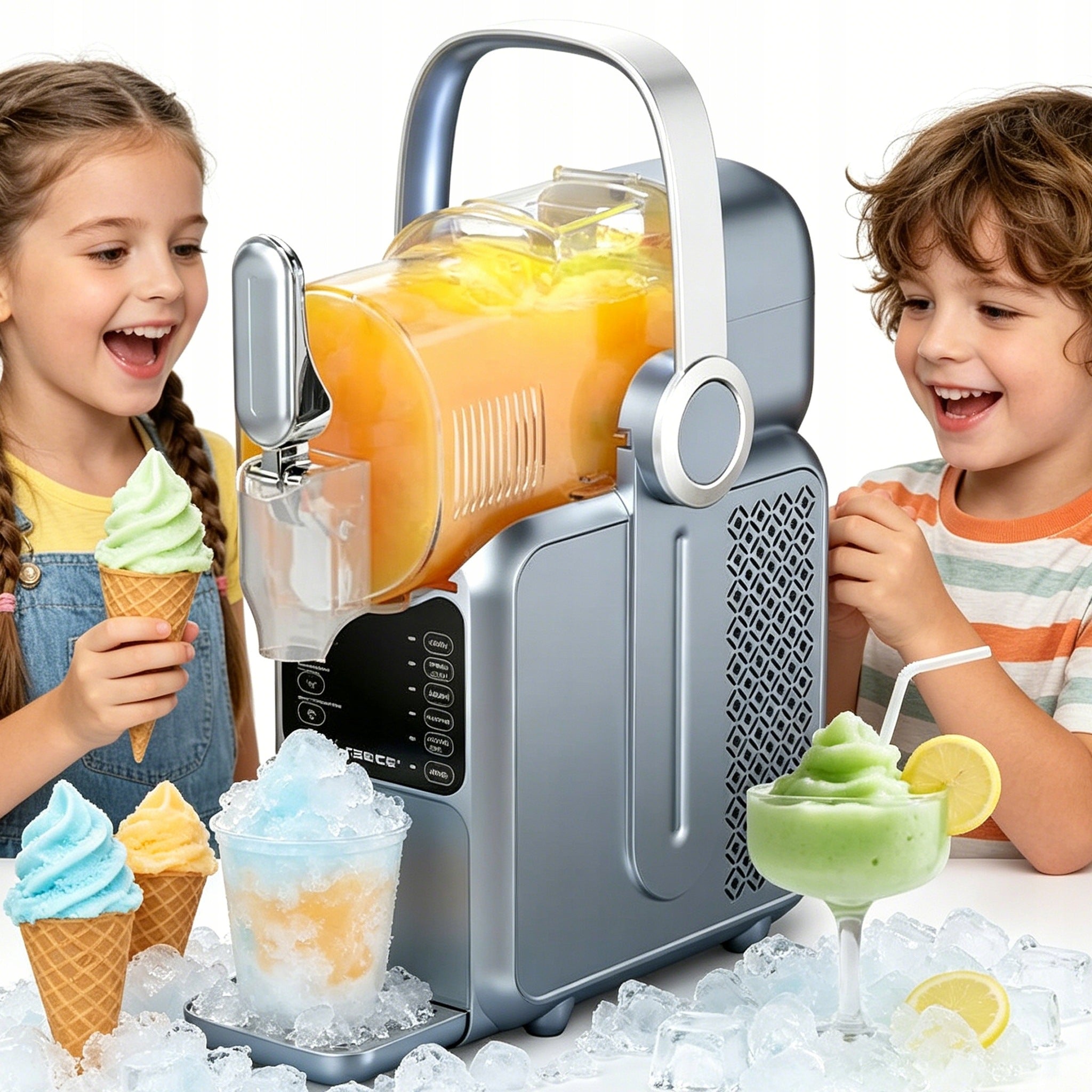 6IN1 SLUSHIE MAKER MACHINE ICE CREAM MACHINE 3L MARGARITA SMOOTHIE 180W