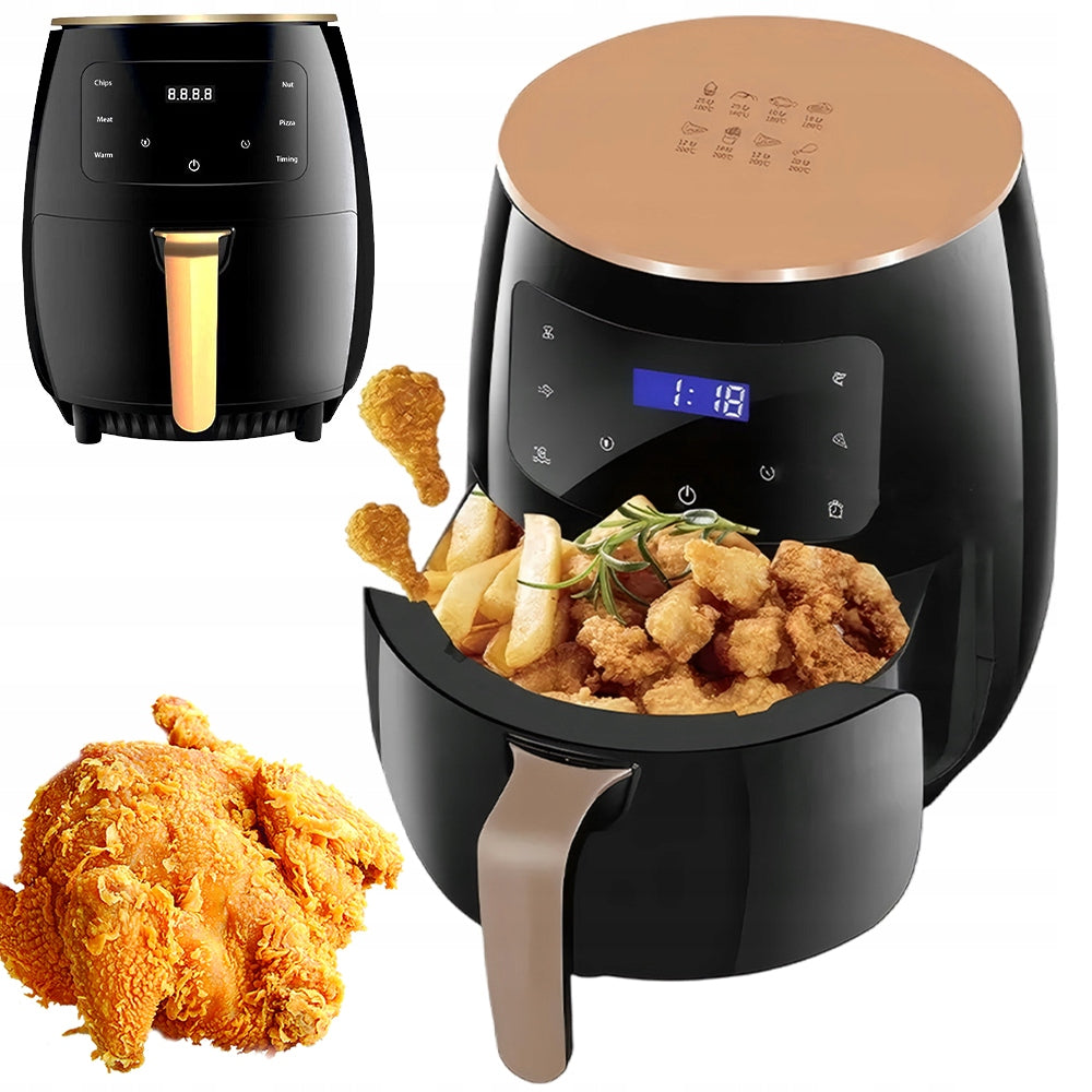 6L MULTIFUNCTIONAL AIR FRYER FOR CAKES, PIZZA AND MEAT WITH TOUCH SCREEN