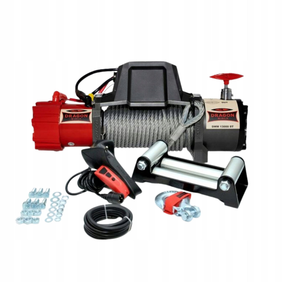 6T Winch winch DRAGON 12V electric car rope tow truck