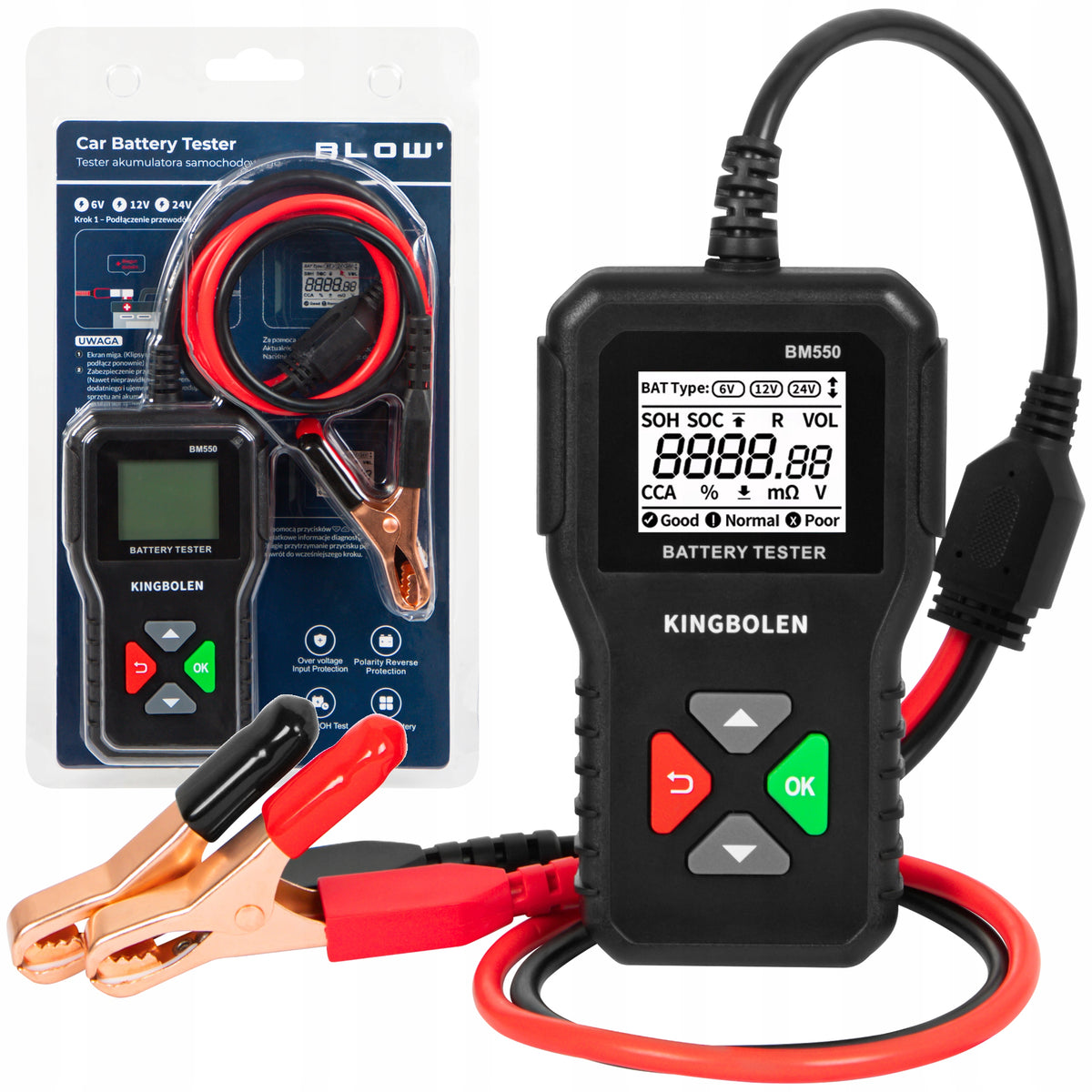 6V 12V 24V CAR BATTERY TESTER DIGITAL BATTERY METER LCD