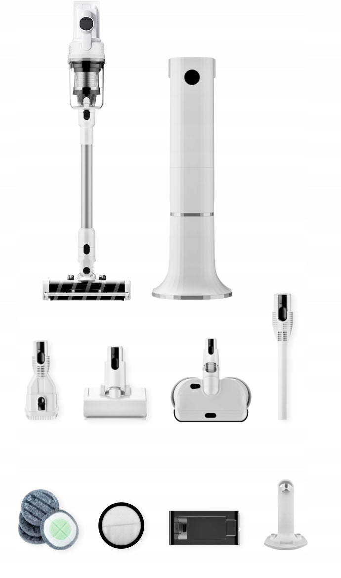 6in1 Cordless Vertical Vacuum Cleaner RoboJet Speed Up 2 Pro h2o +STATION +MOP Power 350 W