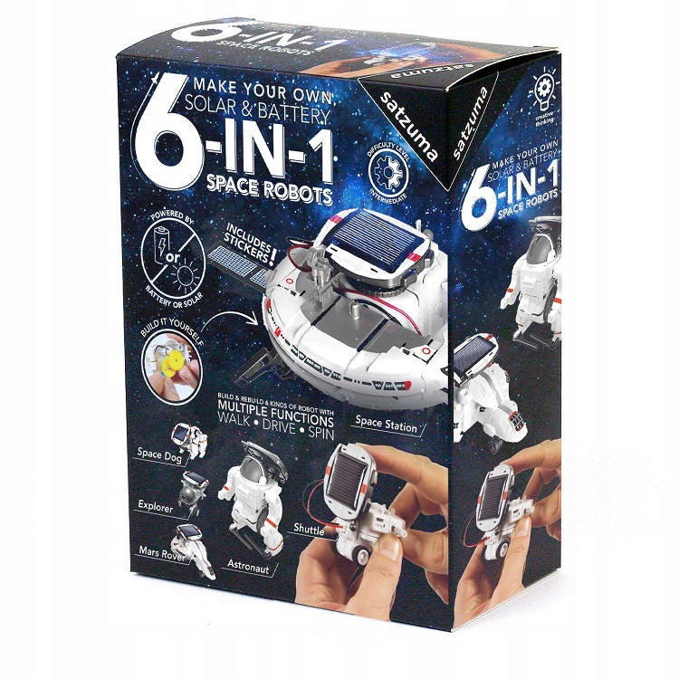 6in1 SOLAR ROBOT Educational Building Set Creative for Kids Brand Toys4Boys