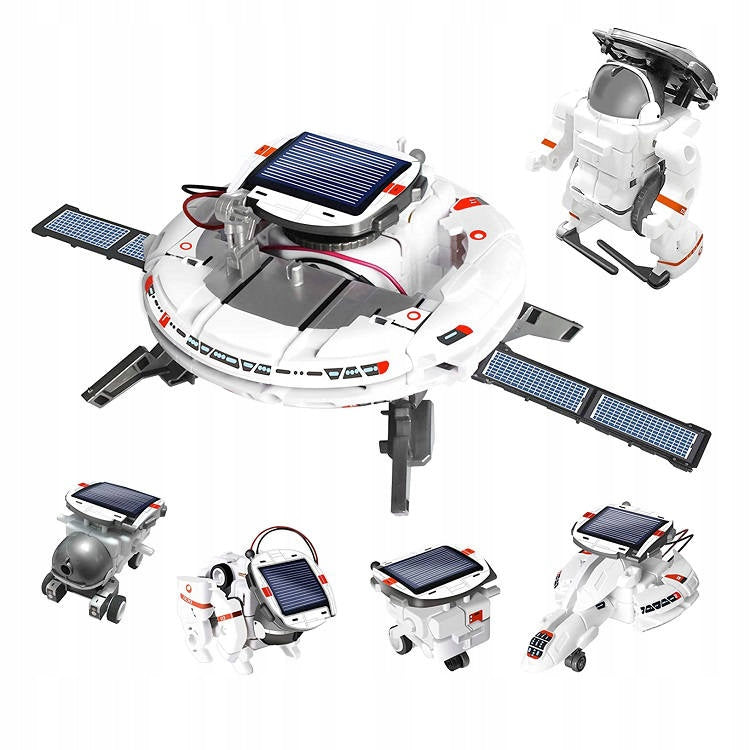 6in1 SOLAR ROBOT Educational Building Set Creative for Kids Manufacturer code prezent dla dzieci kreatywna zabawka sładania
