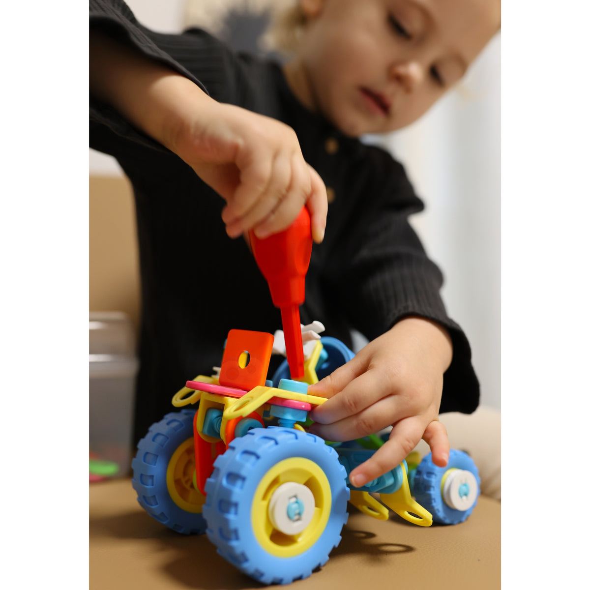 6in1 STEM Building Blocks Vehicle Set Packaging status original