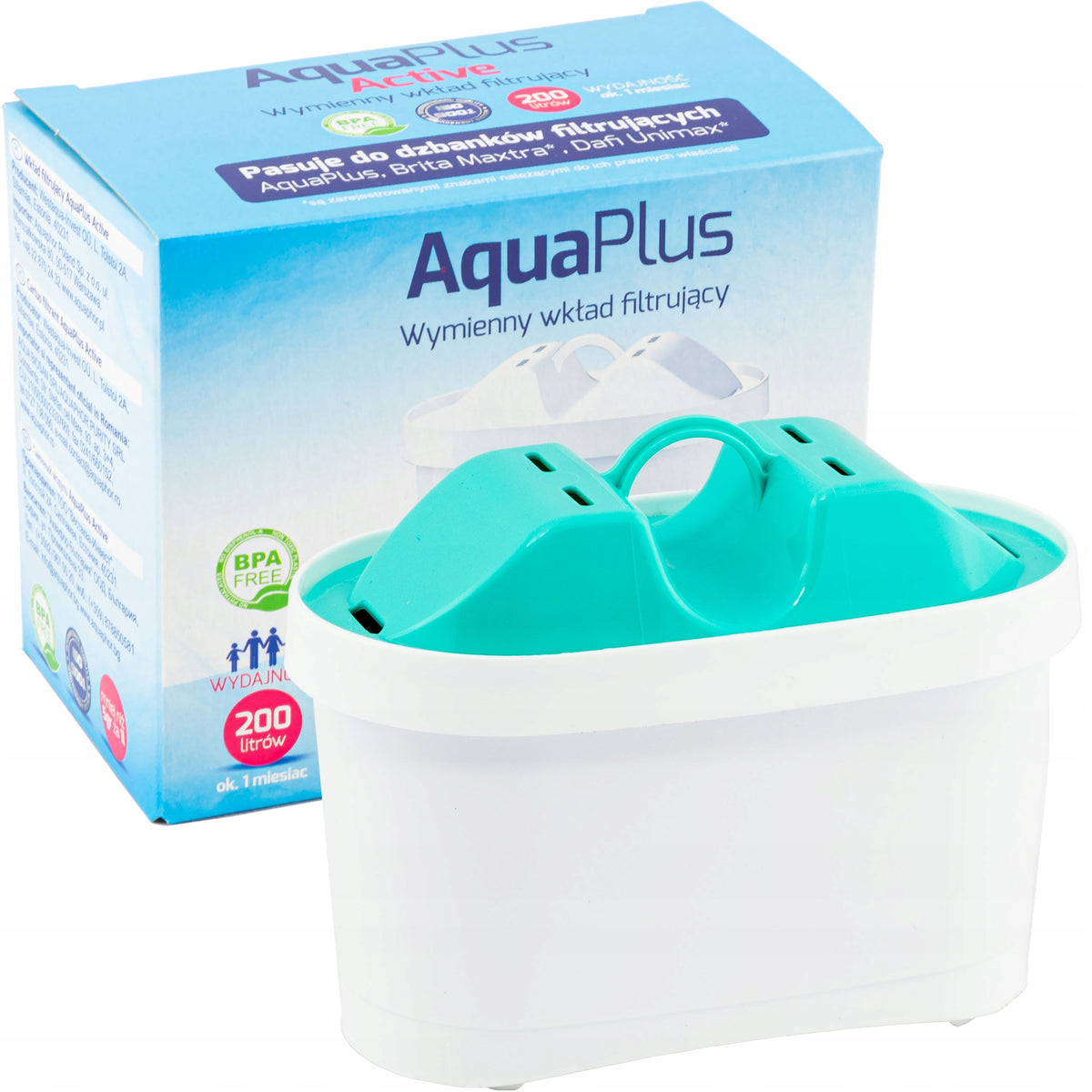 6x AquaPlus filter for jug water replacement Dafi Unimax Brita Maxtra Plus EAN (GTIN) 5904830752922
