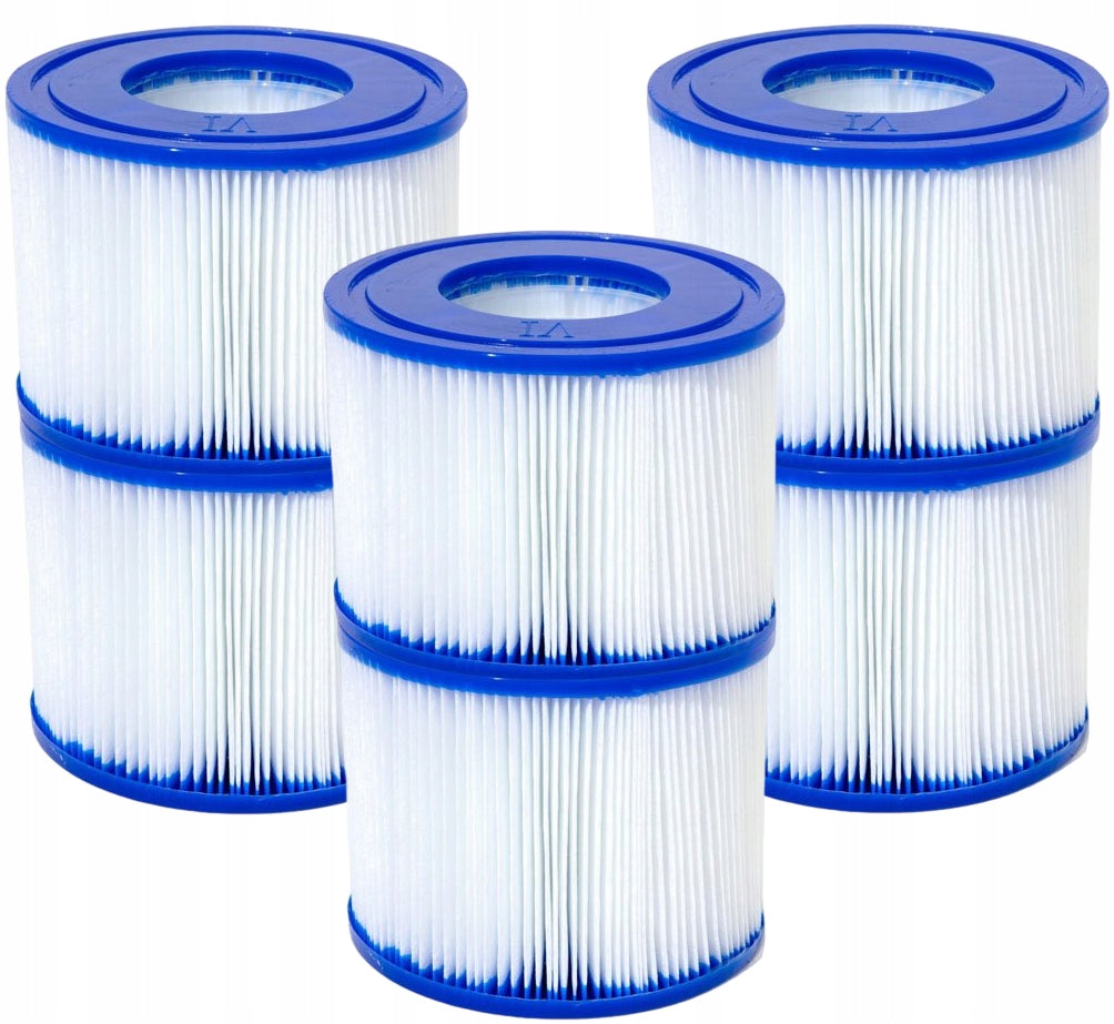6x FILTER FOR LAY-Z-SPA PUMP JACUZZI 60311 BESTWAY CARTRIDGE TYPE VI Manufacturer code 34032490234