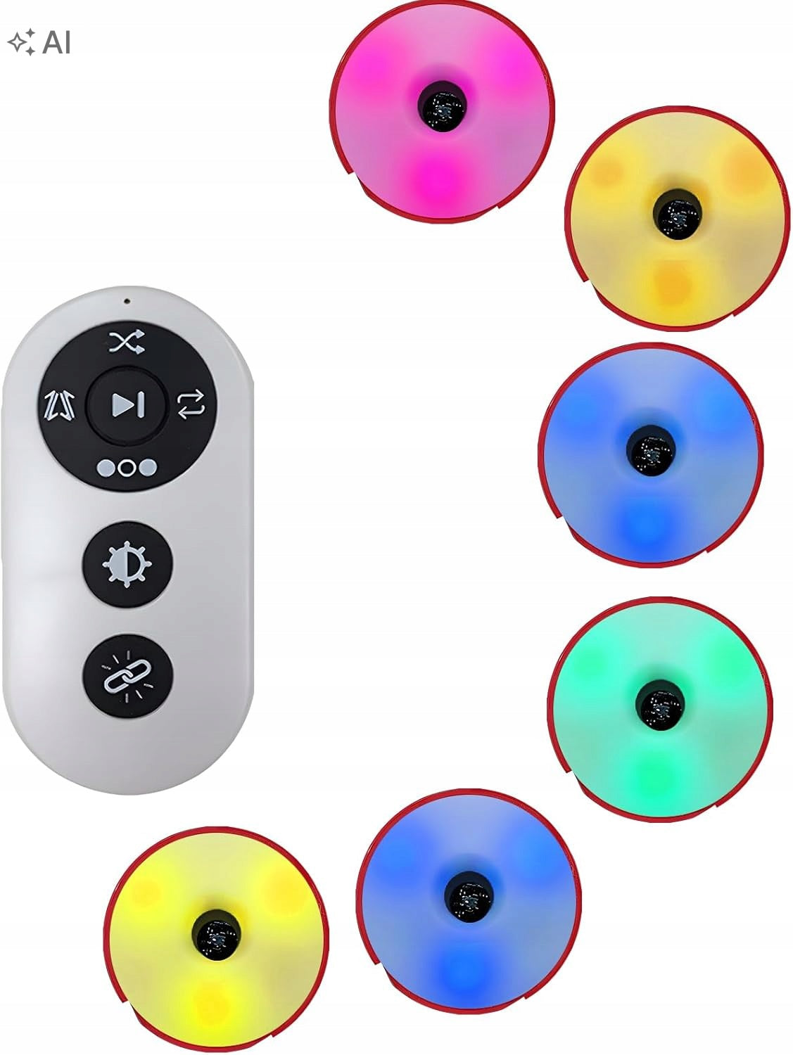 6x Reaction Training Lights LED Light Reflex Trainer Speed Training
