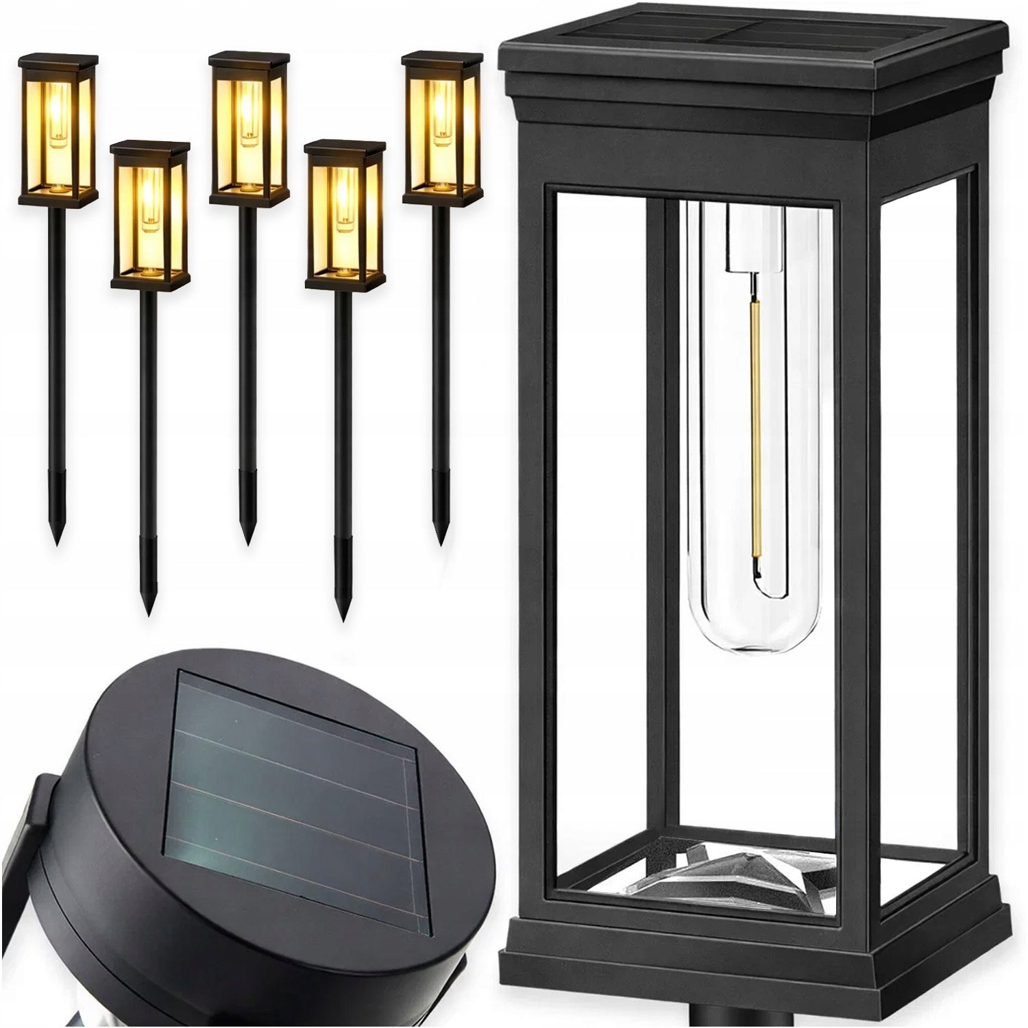 6x SOLAR LAMP LED GARDEN LOFT BULB DRIVEN WITH DUSK SENSOR Manufacturer code 6X LAMPKI OGRODOWE SOLARNE WBIJANE MEMFLOW