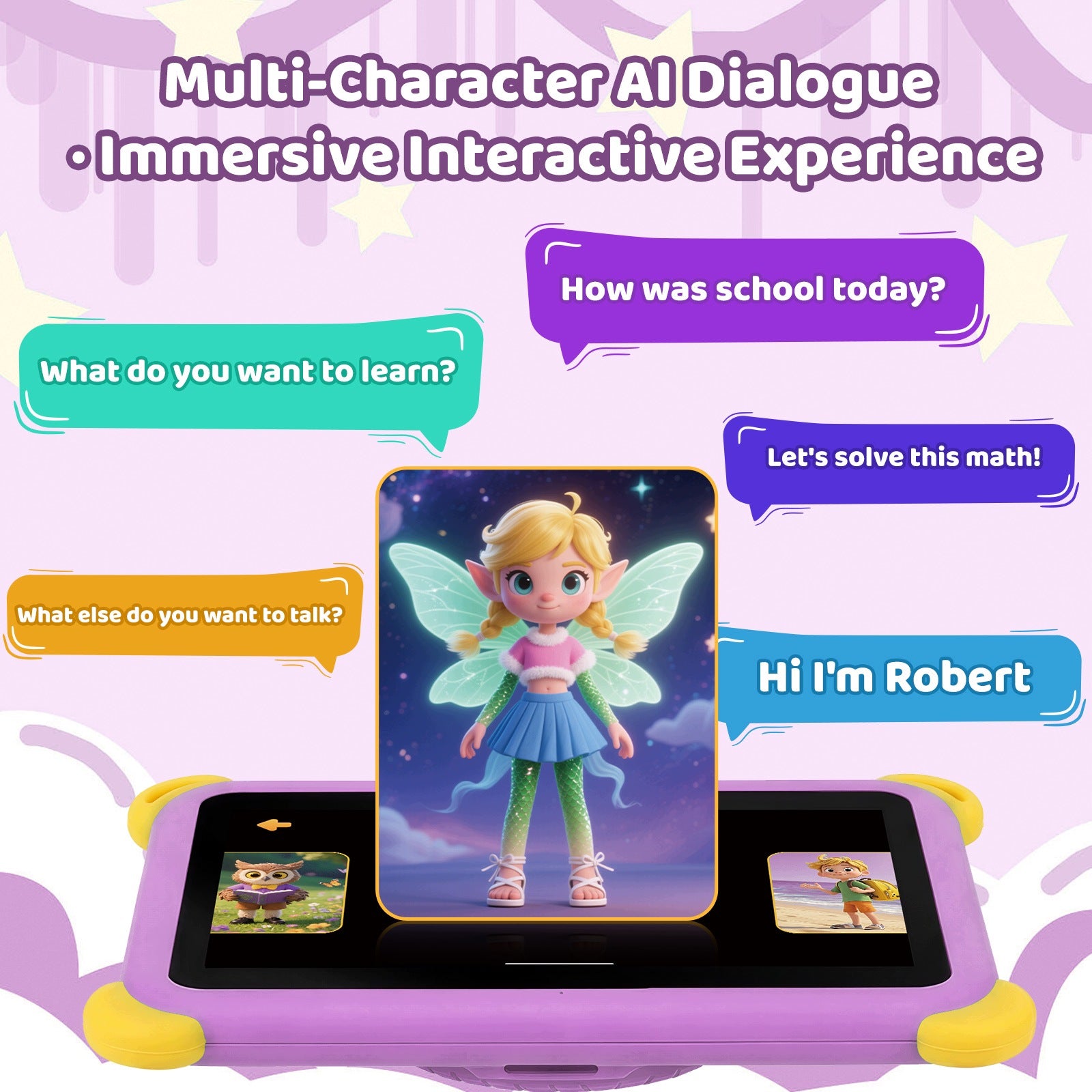 7“ Android 15 Kids Learning Tablet 20GB+64GB Parental Control AI Dual Cam Operating system version Android 15