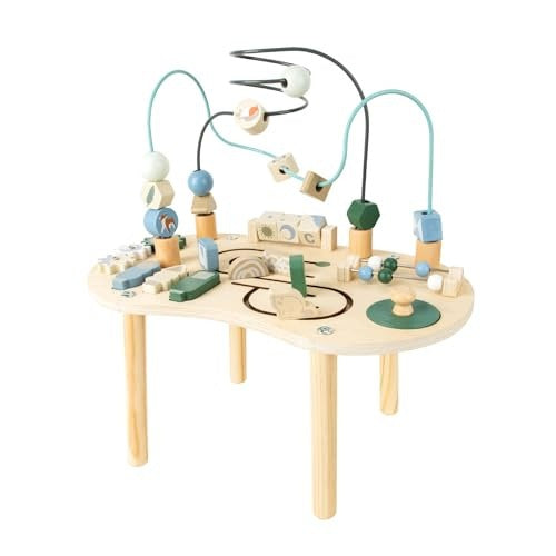 7 IN 1 MONTESSORI WOODEN EDUCATIONAL TABLE FOR KIDS FROM YEAR TO DAY FOR BIRTHDAY Brand no brand