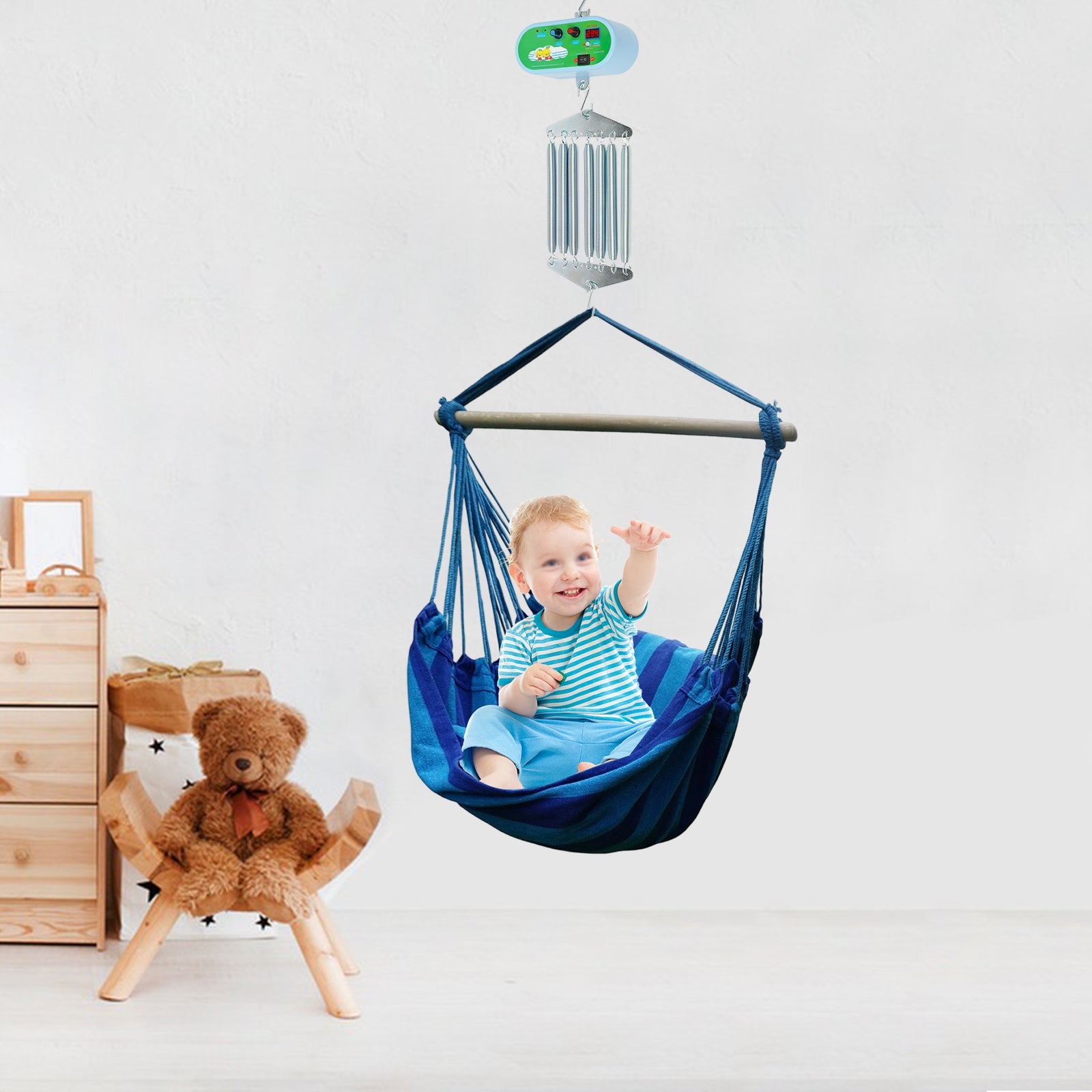 7-Spring Baby Swing Controller, Electric Cradle Control Adjustable Setting Brand no brand
