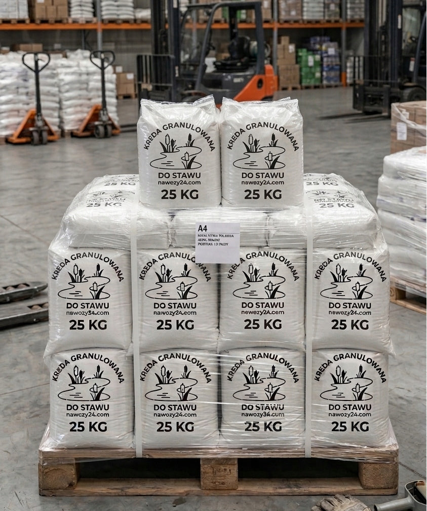 700KG POND AND POND CHALK GRANULATED Best in bags Packaging status original