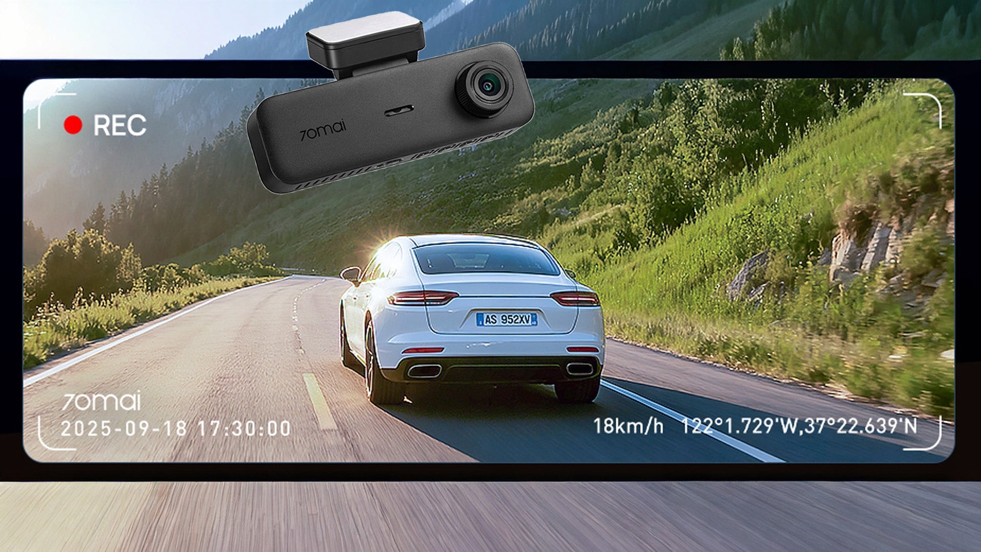 70mai Car camera QHD HDR SET T400 front and interior + rear RC21 Model 70MAI SET T400 + RC21