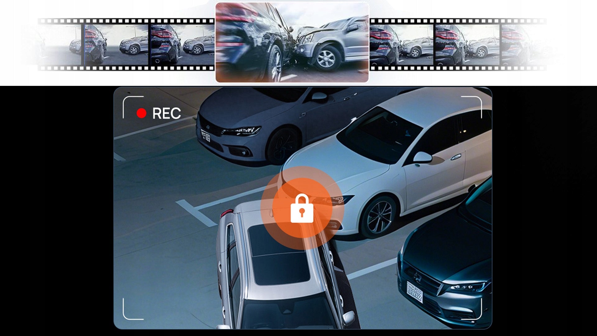 70mai Car camera QHD HDR SET T400 front and interior + rear RC21 Viewing angle 125°