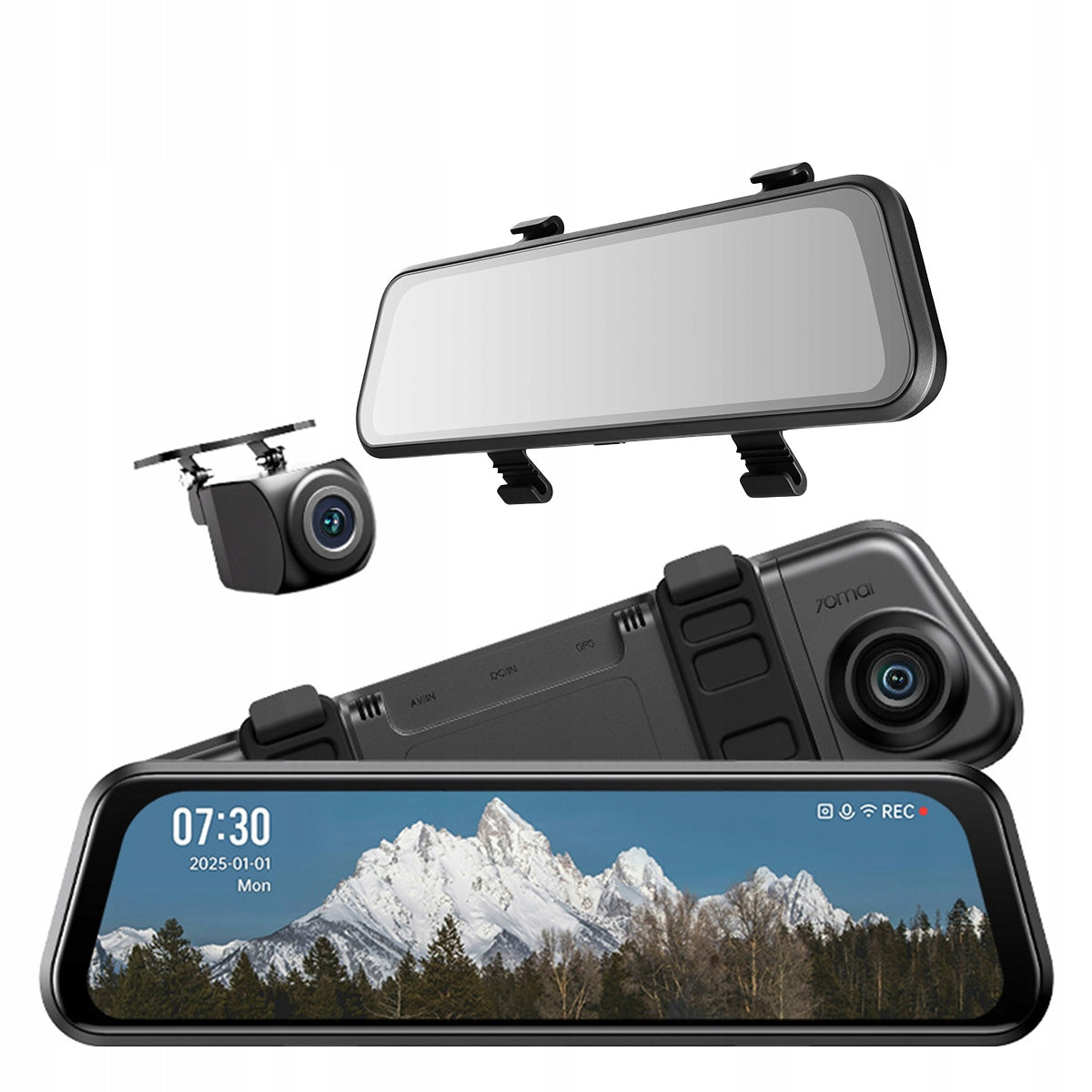 70mai Car camera mirror S410 VIDEO RECORDER + rear RC15 + GPS Packaging status original