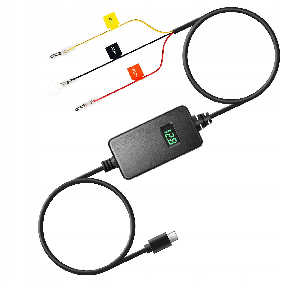 70mai Hardwire Kit UP06 PARKING MODE POWER SUPPLY for Car Cameras Memory card included none