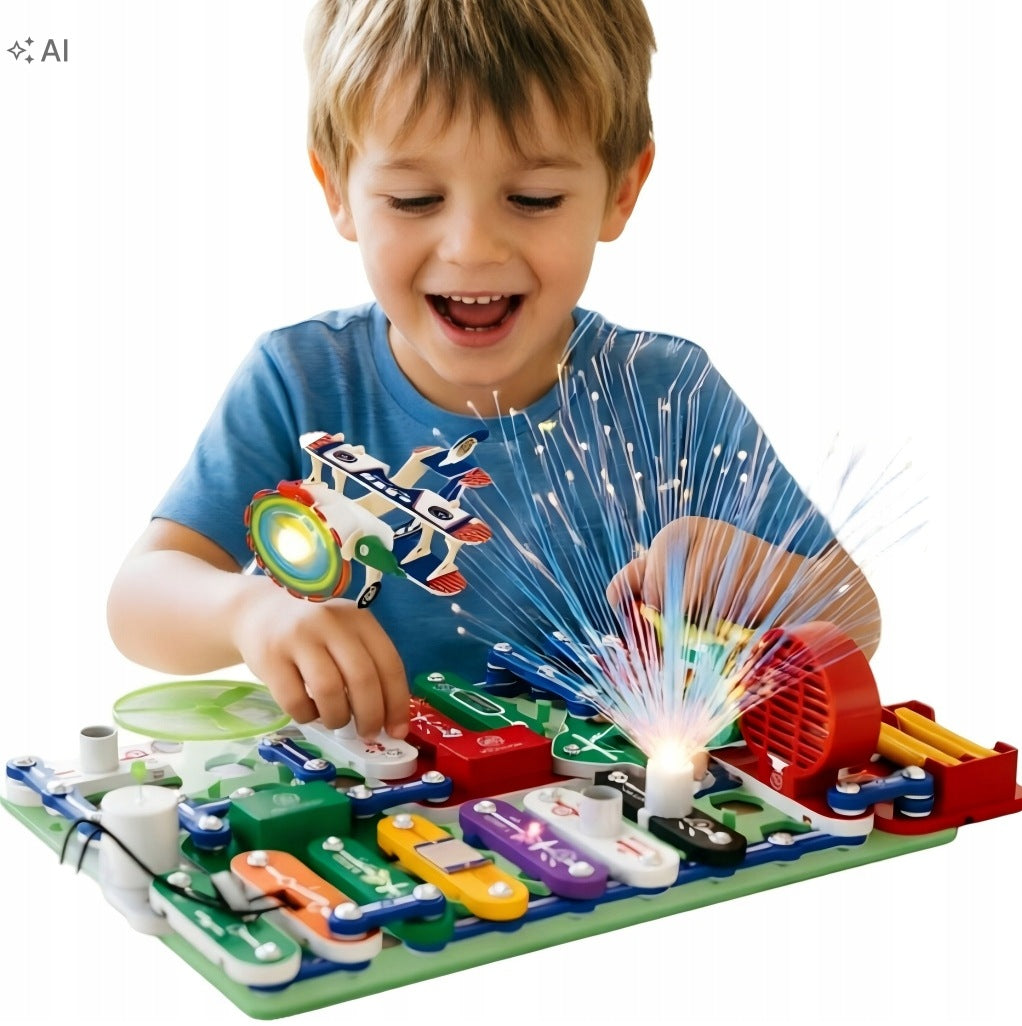 72-Piece Educational Electronics Kit with 2280+ Experiments – Science Set