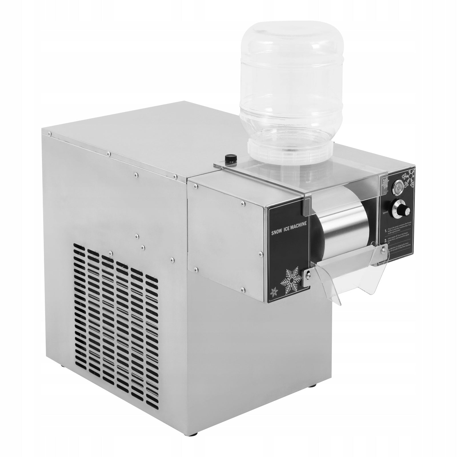 750W 5L Commercial Snowflake Ice Maker Electric Snow Ice Machine