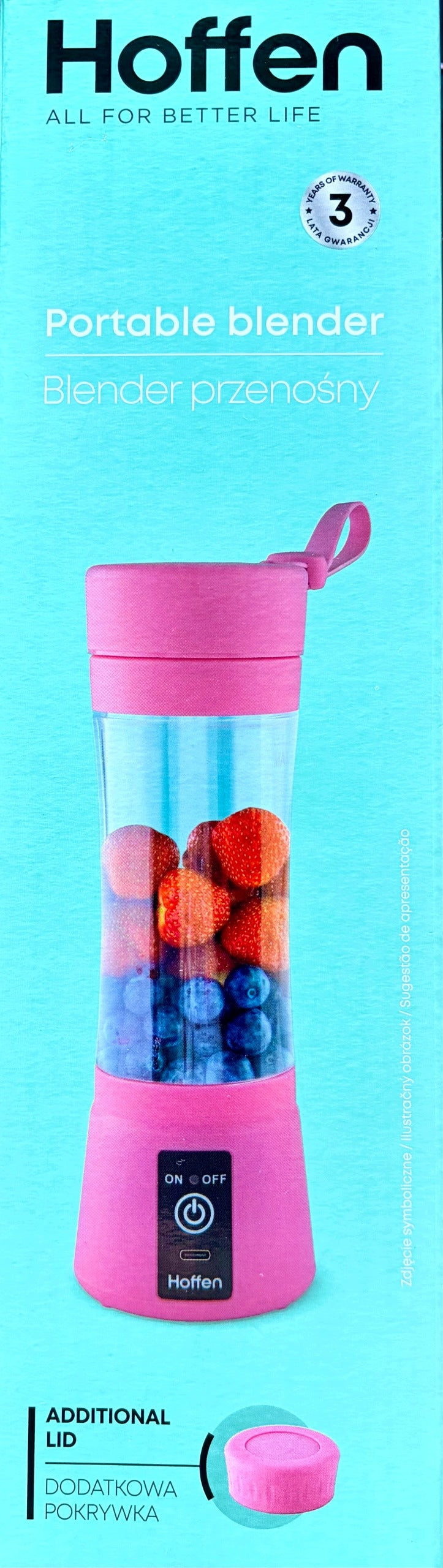 788 Hand Blender Hoffen PB-6081-2 65 W pink Manufacturer code PB-6081-2