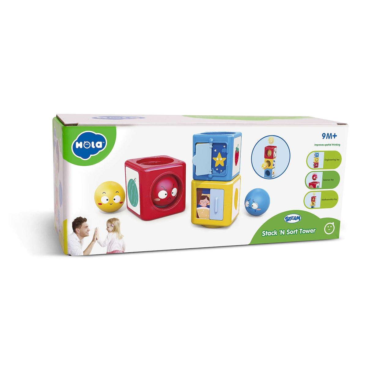 7890 Tower cube sorter Montessori educational sensory toy