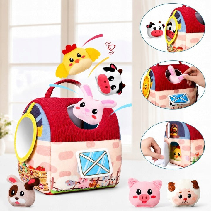 7IN1 MONTESSORI FARM SET WITH STUFFED ANIMALS AGED 6-12 MONTHS AS A GIFT Product weight with unit packaging 0.2 kg
