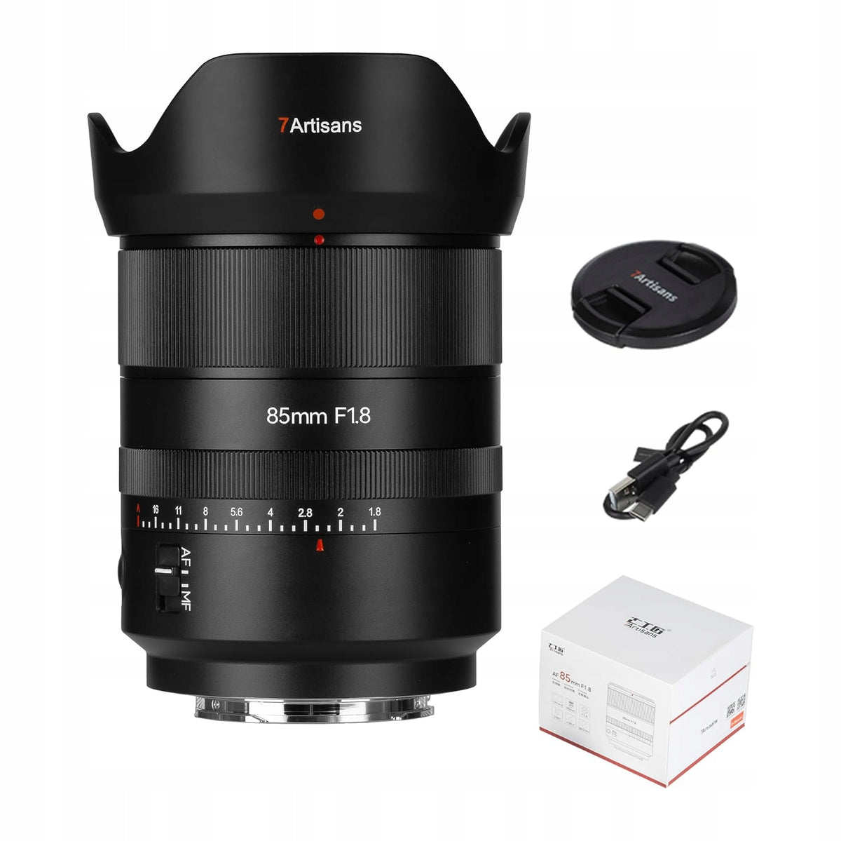 7artisans AF 85mm F1.8 Camera Lens for Sony E Mount Full Frame Portrait