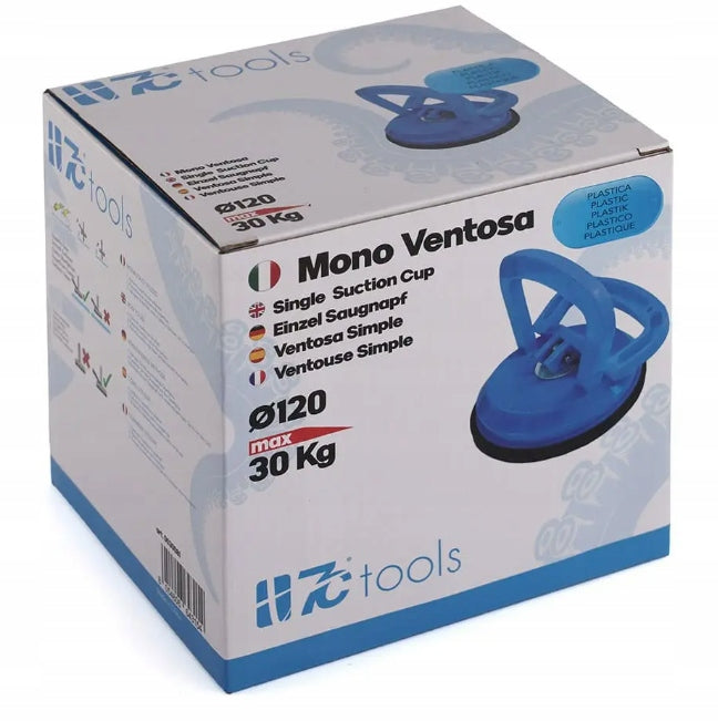 7ctools Single Suction Cup Pcv for glass tiles 115mm Lifting capacity up to 30 kg Manufacturer code 30081