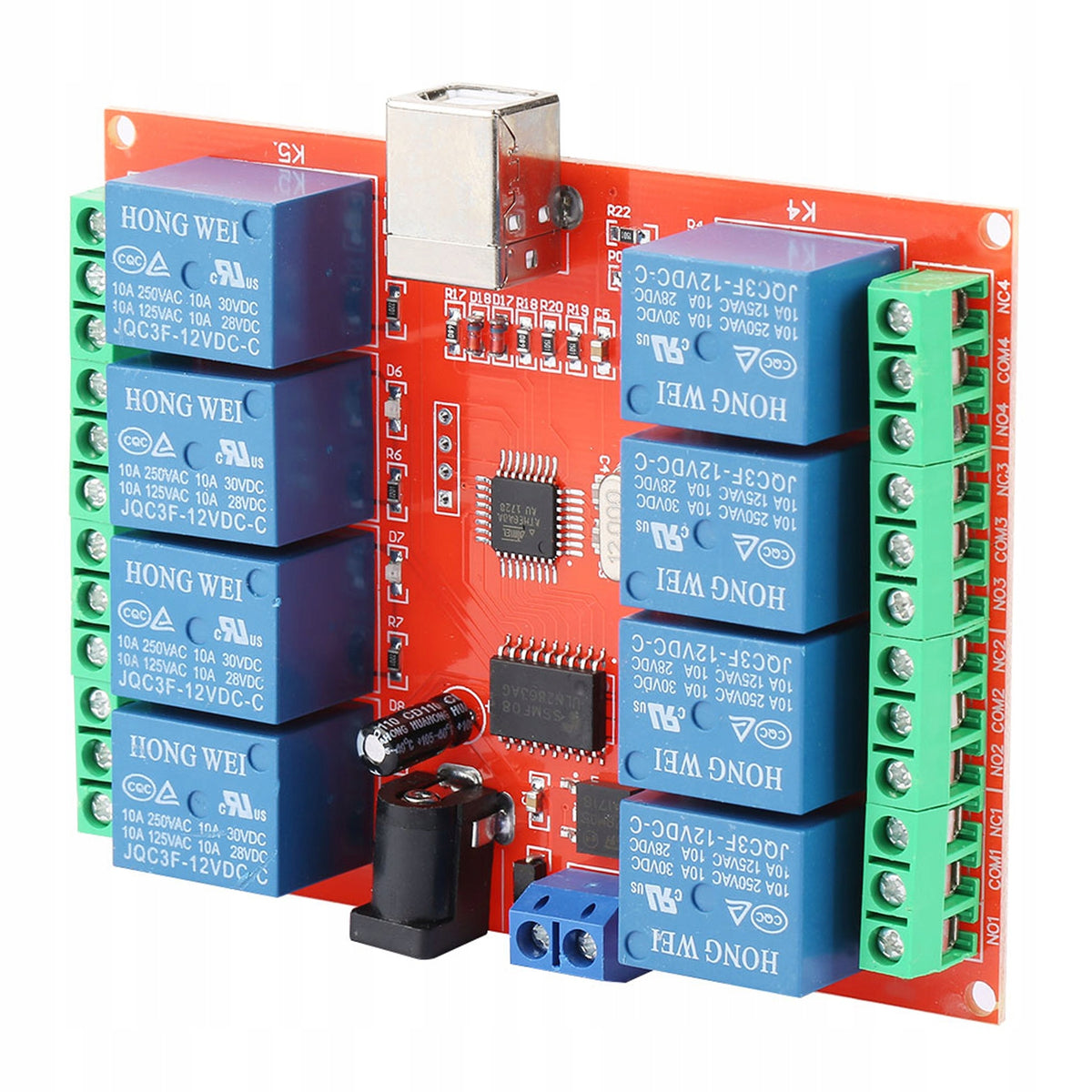 8-CHANNEL 12V RELAY MODULE WITH USB CONTROL Packaging status original