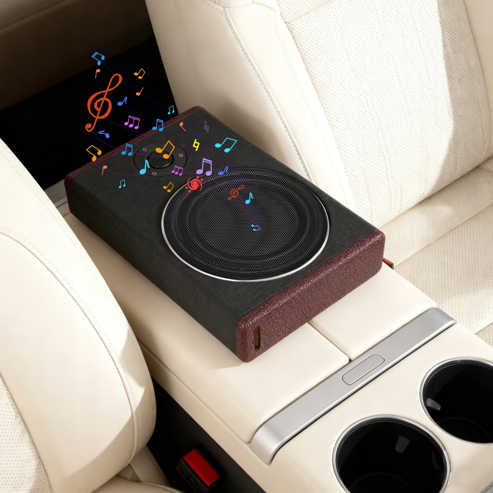 8-INCH 600W 12V POSITIVE WIRE CAR SUBWOOFER BLACK FOR CARS, TRUCKS, JEEPS Packaging status original