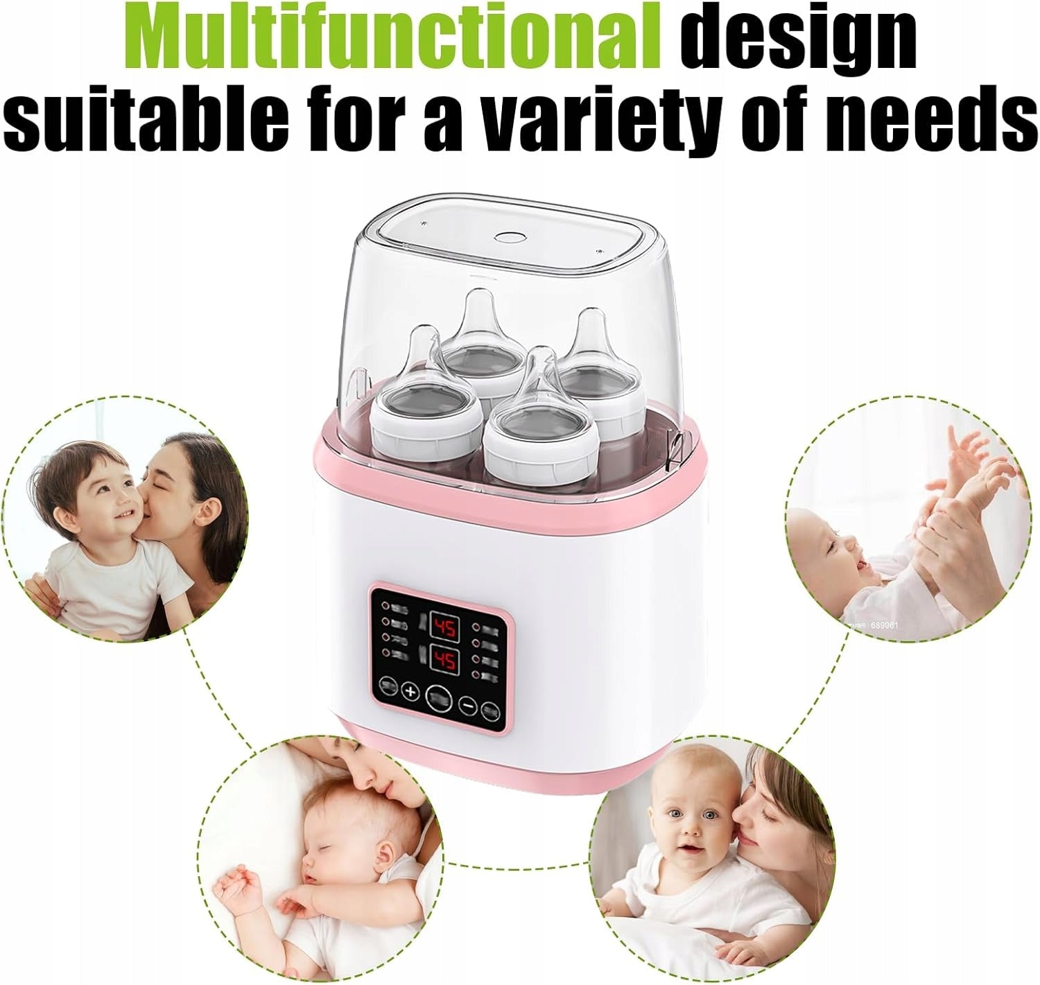 8 in 1 Baby Bottle Warmer, Bottle Sterilizer Packaging status original