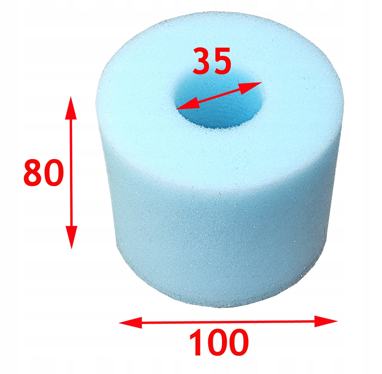 8 x Type VI Foam Filter for Spa Pool Jacuzzi Lay-Z Reusable Spa Packaging status original