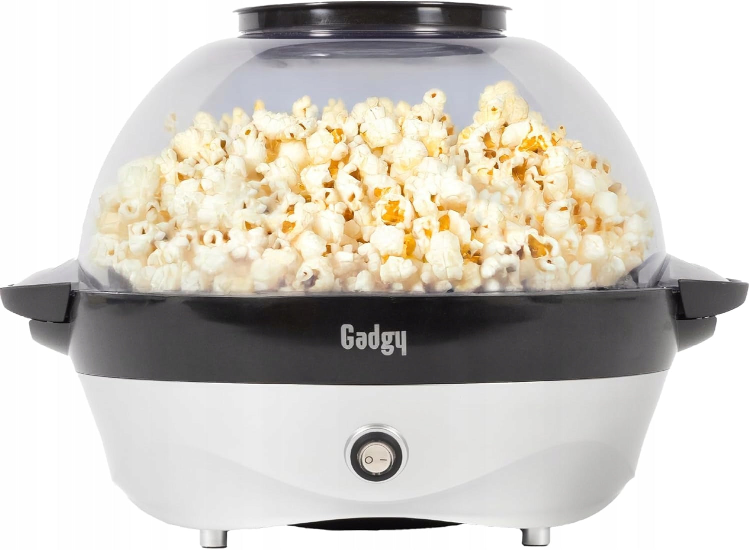 800W POPCORN MACHINE WITH AGITATOR NONSTICK 5L HOMEMADE SILVER