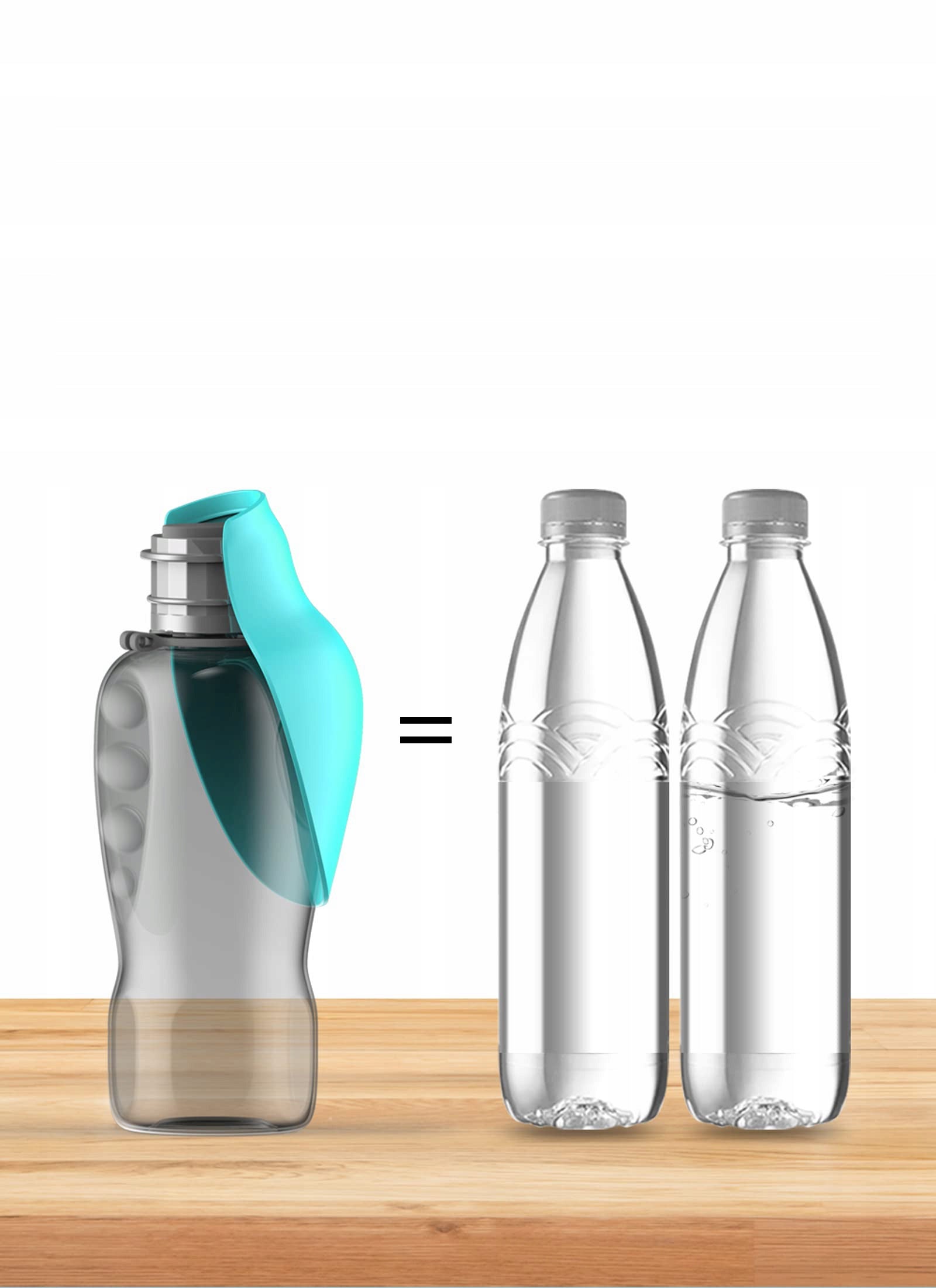 800ml Portable Dog Water Bottle for Large Domestic Dogs in Packaging status original