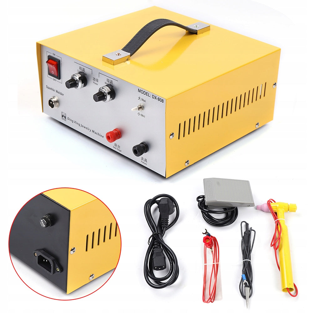 80A Pulse Spot Welder, Gold Silver Jewelry Spot Welding Machine 400W