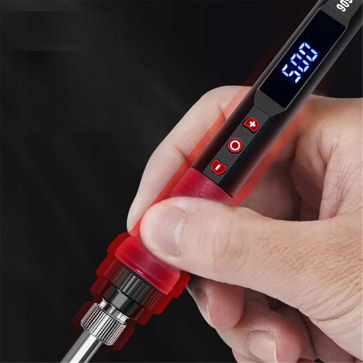 80W Precision Soldering Iron with Fast Heating and 13IN1 LCD Temperature Power 80 W