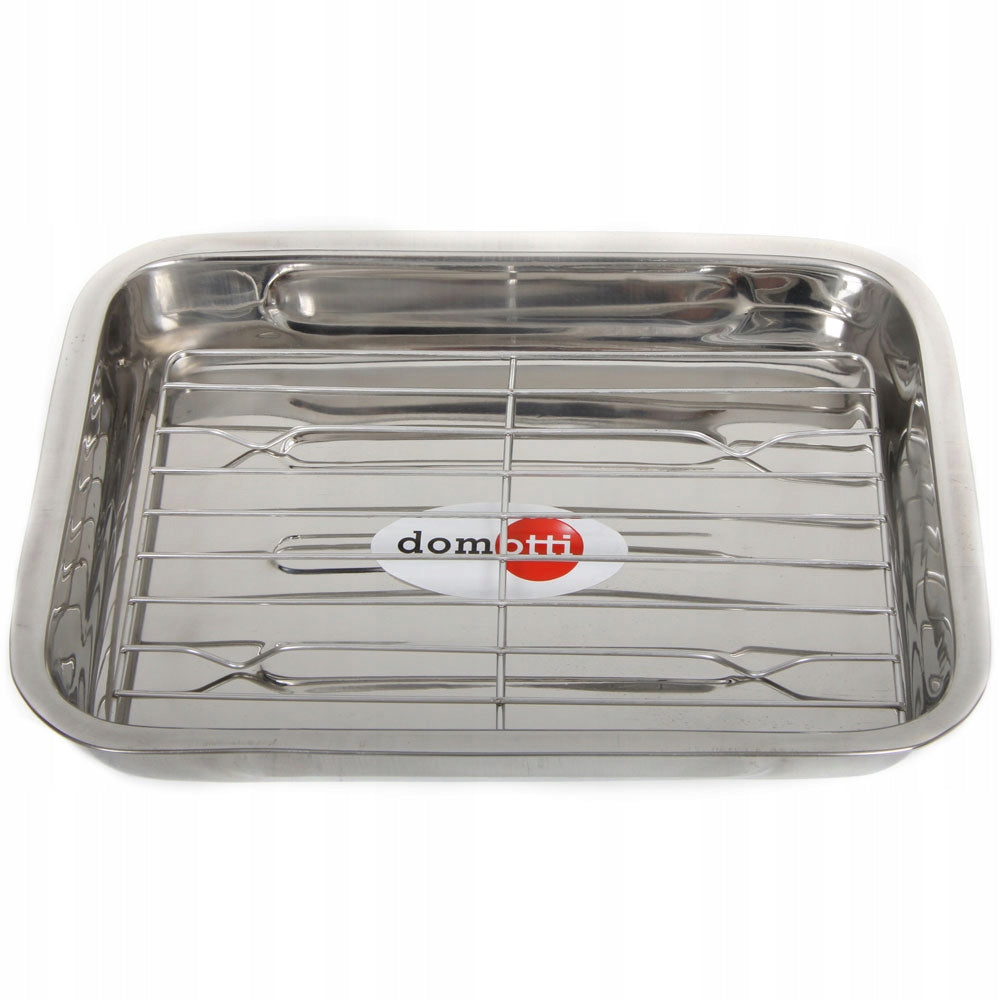 81230 PAN WITH GRATE 32x22x5 CM DOMOTTI Capacity 3 l