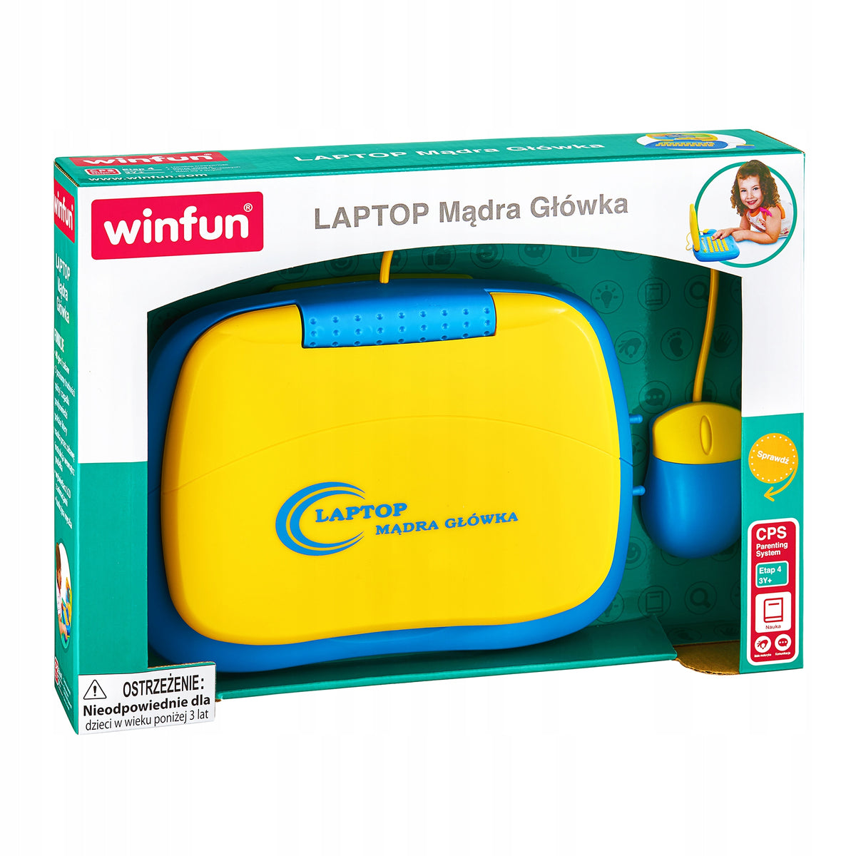 8218/7689 Computer laptop games for kids educational mouse computer SMILY