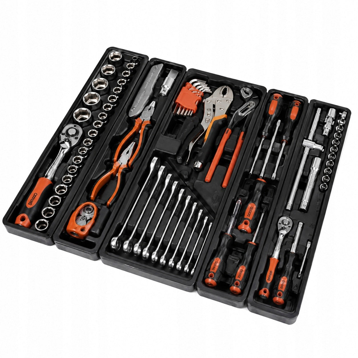 85-Piece Steel Tool Set CT128502 with Wrenches and Screwdrivers Included Brand no brand