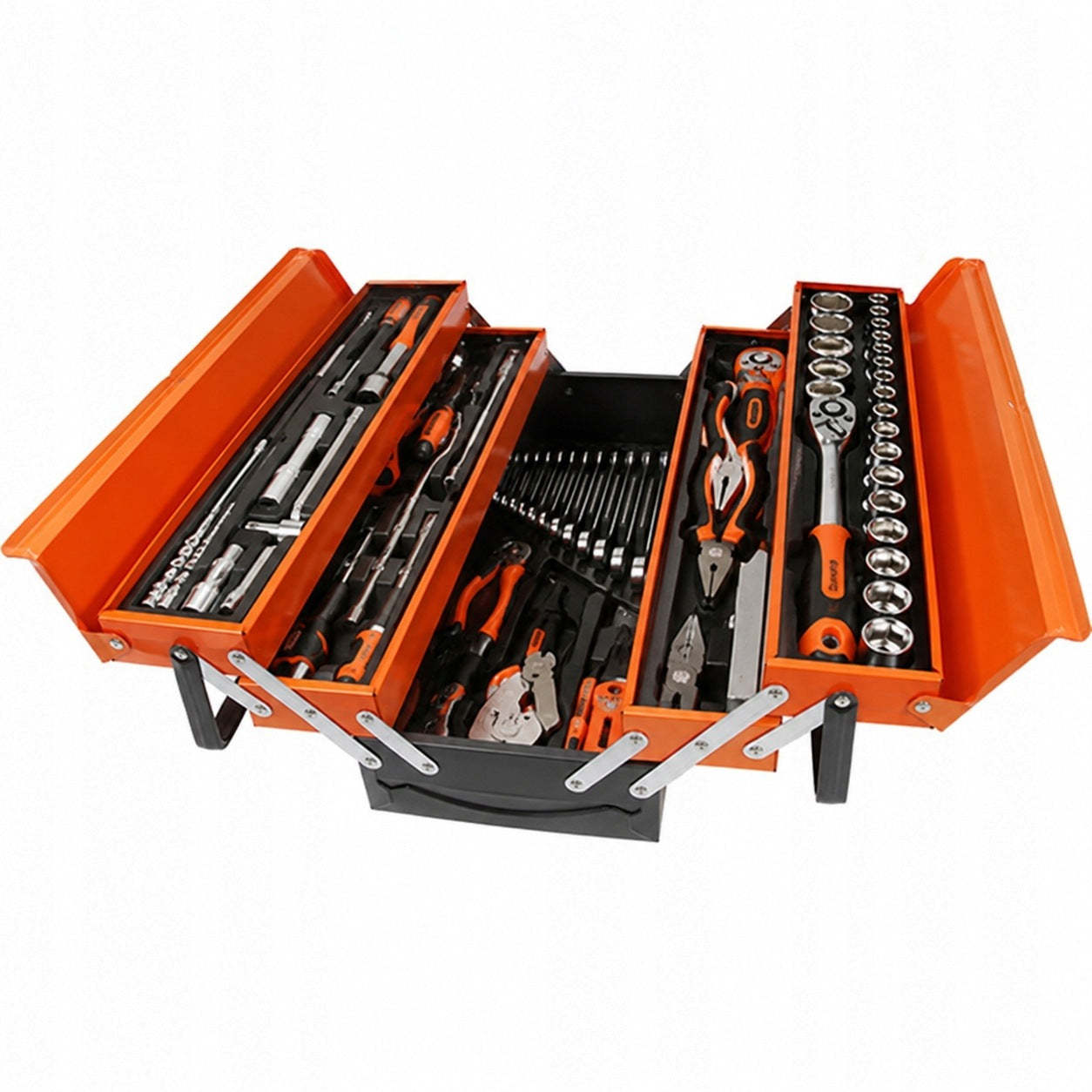 85-Piece Steel Tool Set CT128502 with Wrenches and Screwdrivers Included