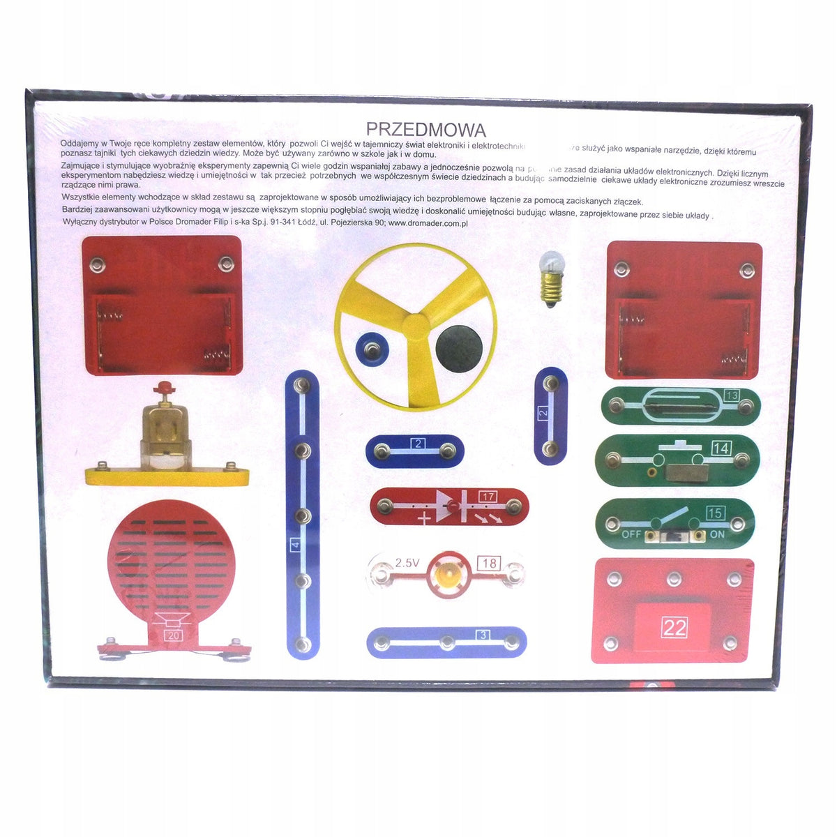 859582 SECRETS OF ELECTRONICS MINI 80 EXPERIMENTS DROMADER Manufacturer code ZD-9582