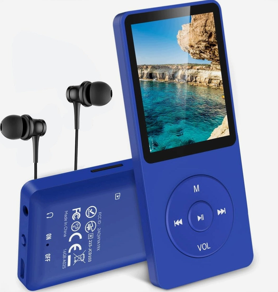 8GB PLAYER PORTABLE NAVY SOUND LOSSLESS AUDIO HIFI COMPACT