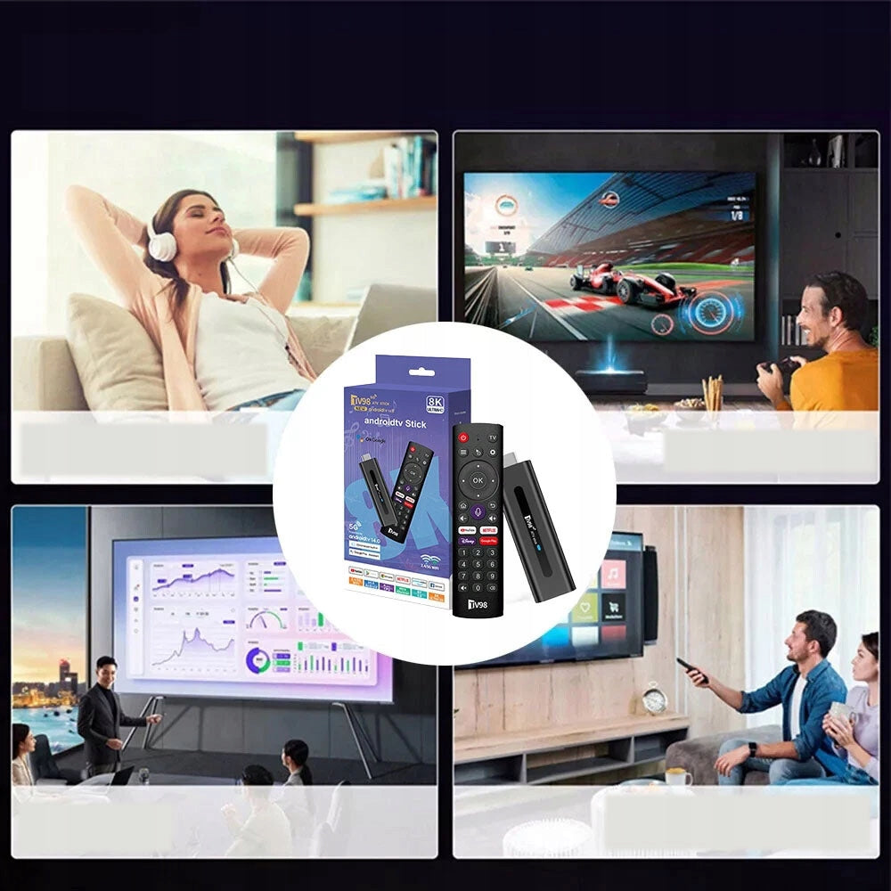 8K ANDROID 14.0 TV BOX, ANDROID BOX, INTERNET TV BOX, 3D HD SMART TV BOX Packaging status original