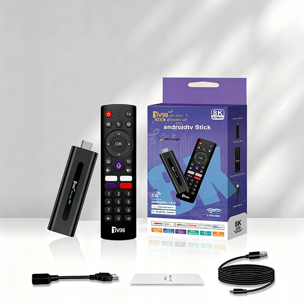 8K MEDIA PLAYER ANDROID ADAPTER 14 SMART TV STICK BOX Model 6903555360534