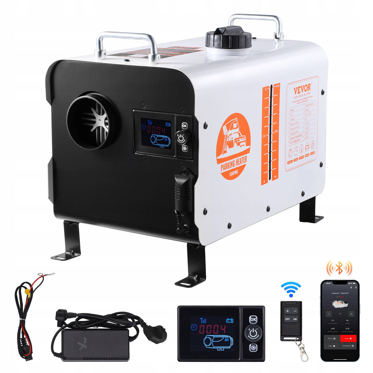 8KW Bluetooth Quiet Muffler High Quality with CO Alarm
