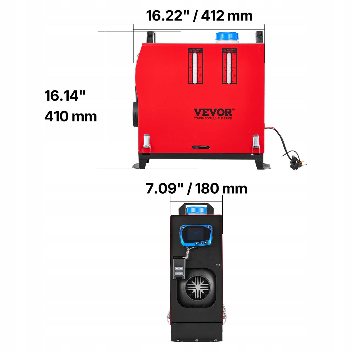 8KW Stop Heating With LCD Switch And Remote Control Packaging status original